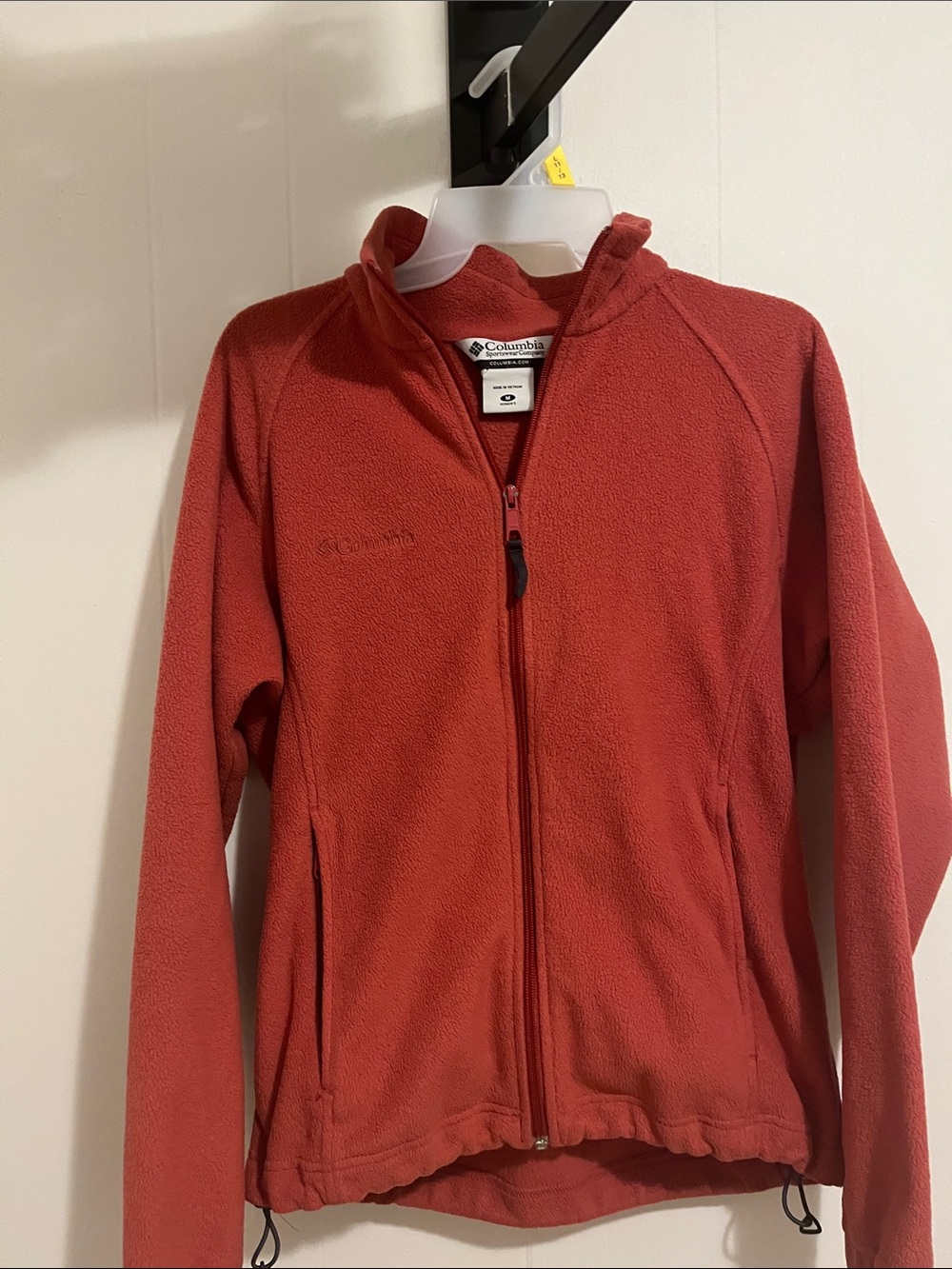 Columbia Women's Rust Red Teddy Fleece Full-Zip Jacket